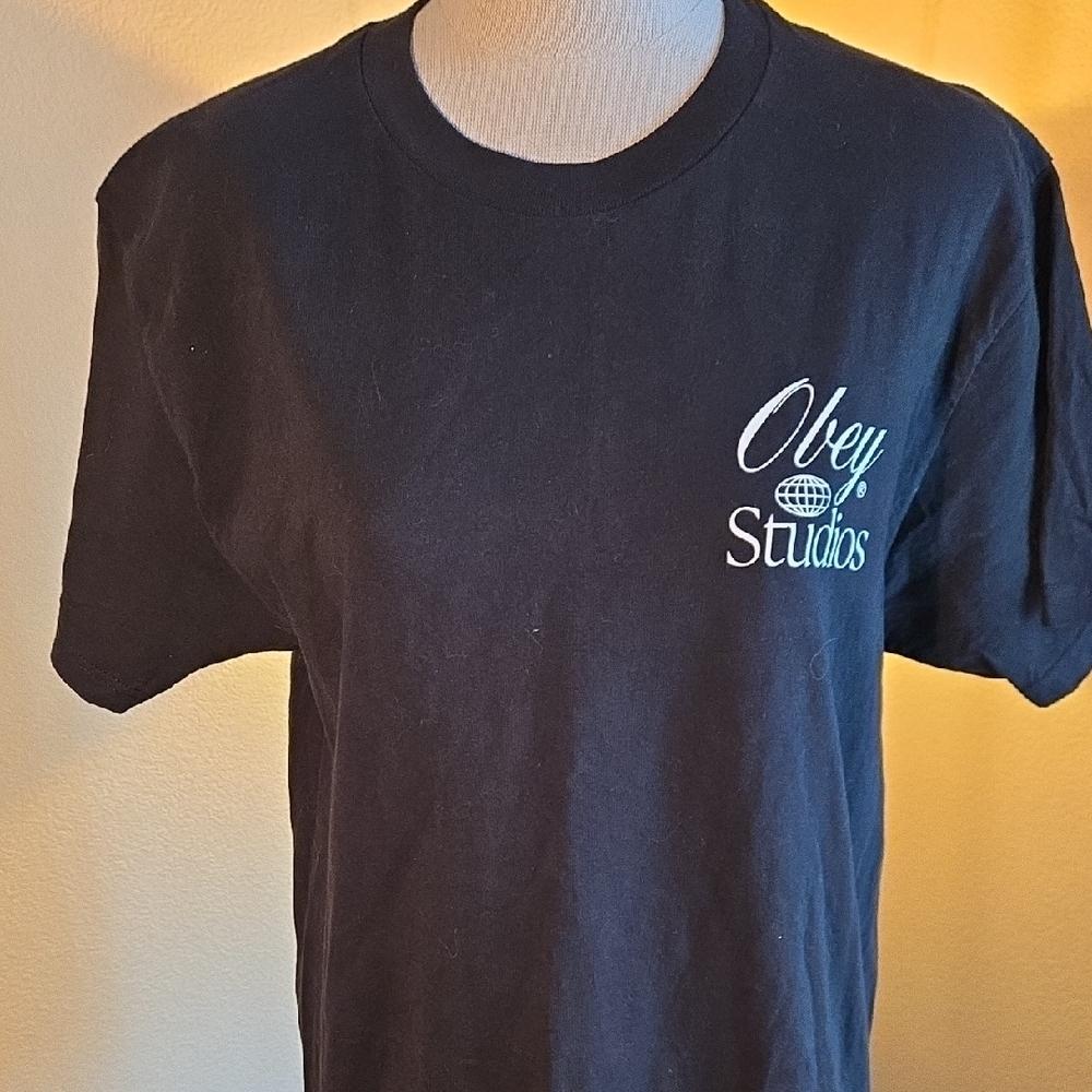 Obey Black Short Sleeve Tee